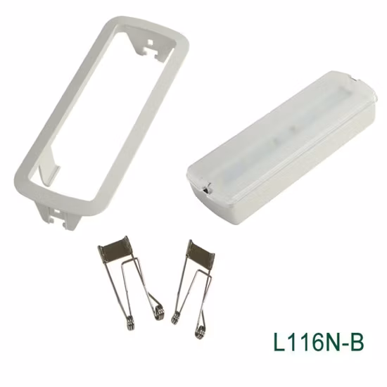 luz de emergência recarregável a pilhas embutida do teto 3W do diodo emissor de luz